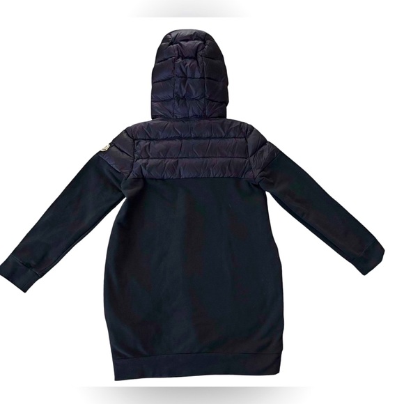 Moncler ABITO C/CAPPUCCIO DRESS W/HOOD Youth Size 10Y Navy Blue - Picture 4 of 14